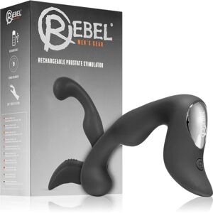 REBEL Prostate stimulator butt plug Black 14,6 cm