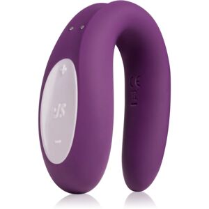 Satisfyer Double Joy vibrator for couples Purple 9 cm