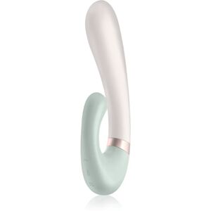 Satisfyer HEAT WAVE vibrator with clitoral stimulator Mint 19,8 cm