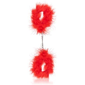 Secret play Handcuffs feather handcuffs Red Marabou 22 cm