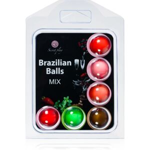 Secret play Brazilian Mix 6 Balls set massage oil 24 g