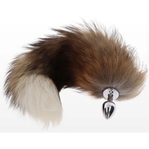 Taboom Luxury Bondage Essentials Foxtail butt plug brown 41 cm