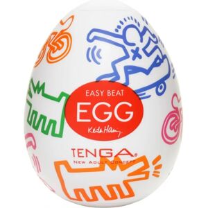 Tenga Keith Haring Egg Street disposable masturbator 7 cm