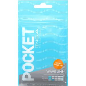 Tenga Pocket Wave Line disposable masturbator 8 cm