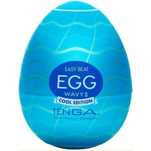 Tenga Egg Wavy II Cool Edition disposable masturbator 6,5 cm