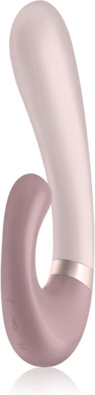 Satisfyer HEAT WAVE vibrator with clitoral stimulator Mauve 19,8 cm