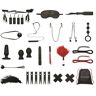 Electric Distro,Lux Fetish Lux Fetish Bedspreaders 20 Piece Bondage in a Box Set