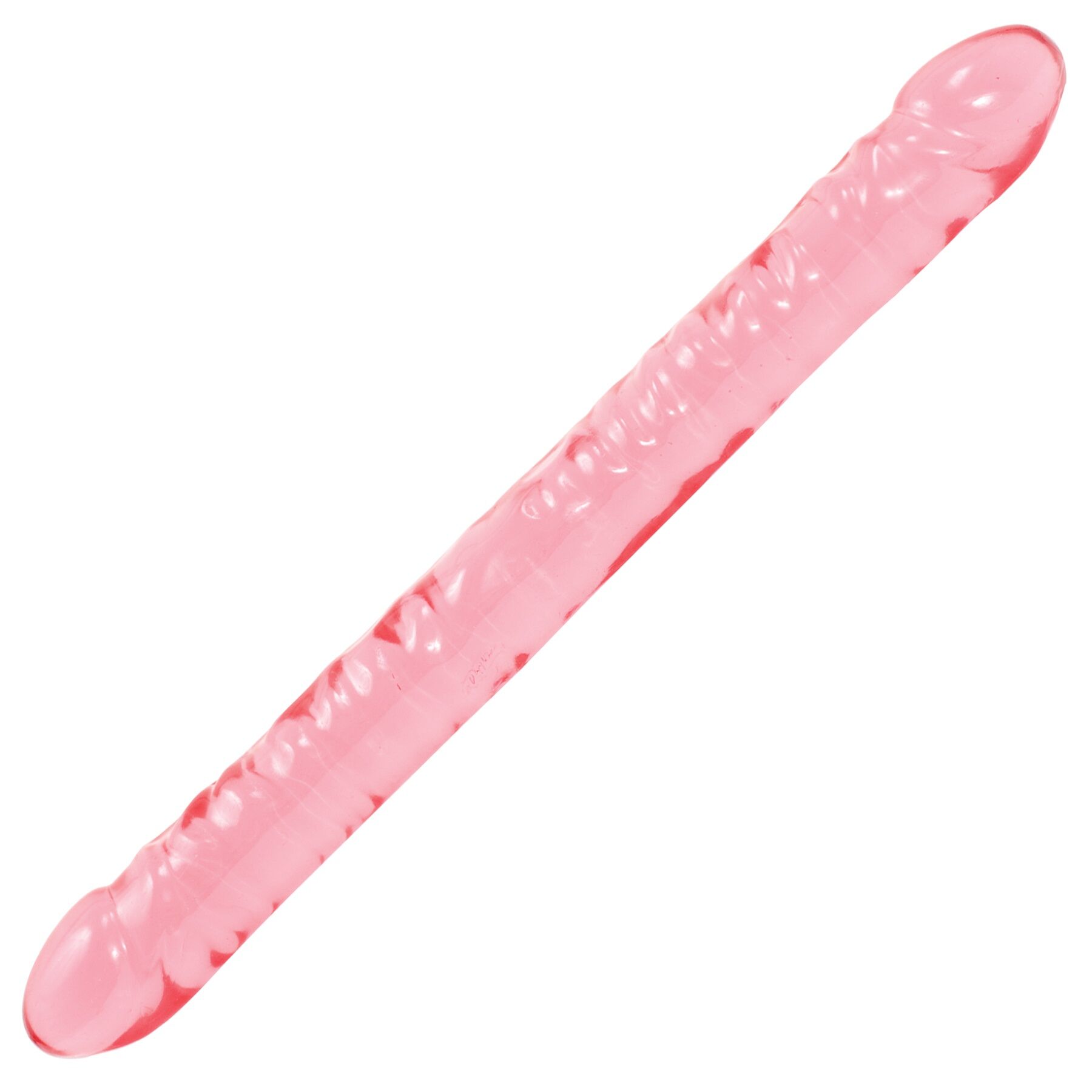 Doc Johnson Crystal Jellies 18 Inch Double Dong - Pink