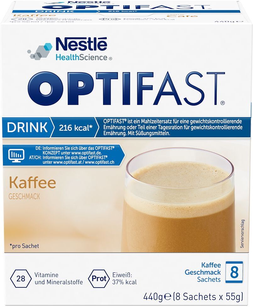 Optifast® home Drink Kaffee 8x55 g Pulver