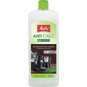 Melitta ANTI CALC Bio Multi Usage Flüssigentkalker, Flüssiger Gerätekalklöser für ca. 6 Anwendungen, 250 ml - Flasche