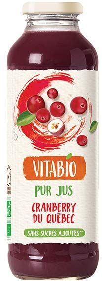 Vitabio 100% Pur Jus Cranberry Bio 50cl