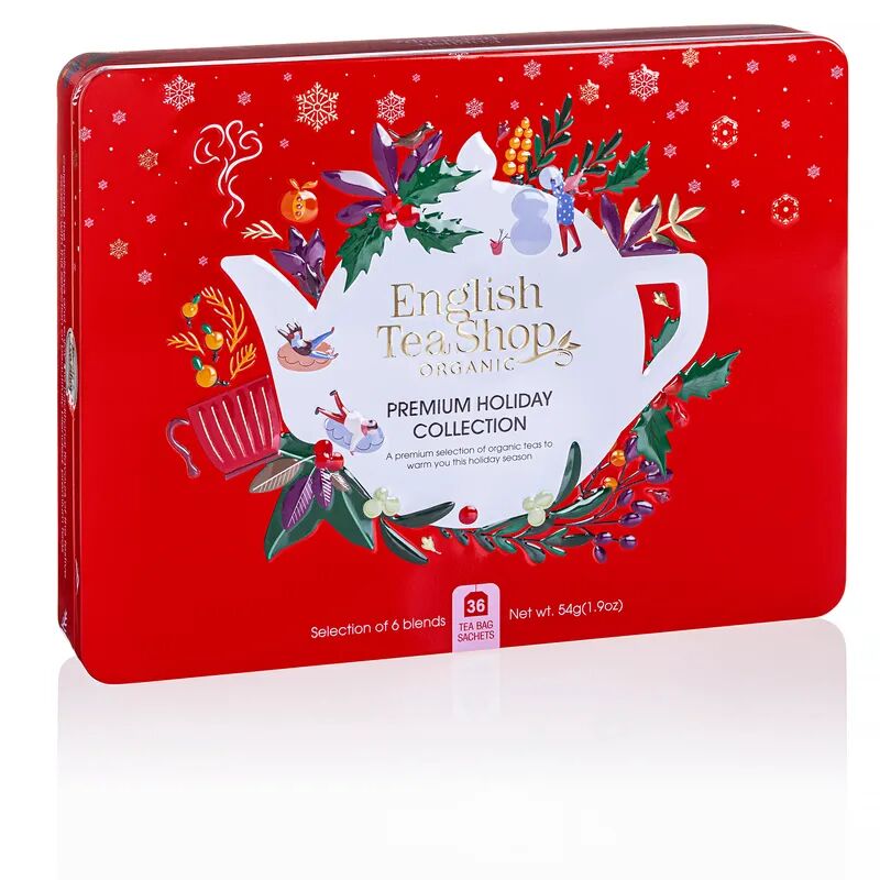 The English Tea Shop Premium Winter-Tee-Kollektion in Metalldose mit 36 Bio Tees von The English Tea