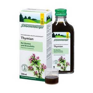 SALUS Thymian naturreiner Heilpflanzensaft Schoenenberger Saft 200 Milliliter