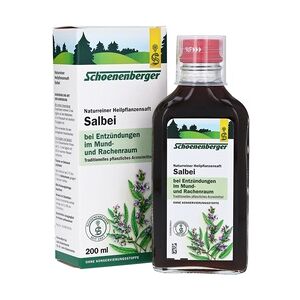 SALUS SALBEI SAFT Schoenenberger Heilpflanzensäfte 200 Milliliter