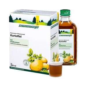 SALUS Kartoffel naturreiner Pflanzensaft Schoenenberger Saft 3x200 Milliliter