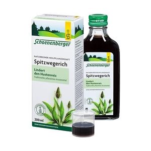 SALUS Spitzwegerich naturreiner Heilpflanzensaft Schoenenberger Saft 200 Milliliter