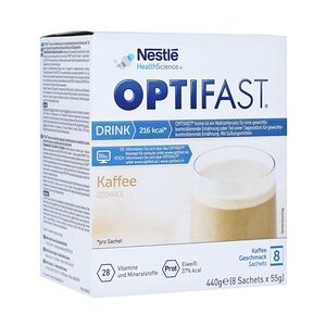 Nestle Health Science (Deutschland) GmbH OPTIFAST Drink Kaffee 8x55 Gramm