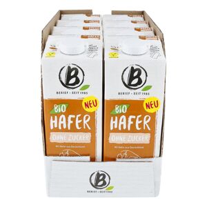 Berief Bio Hafer ohne Zucker Drink 1 Liter, 8er Pack
