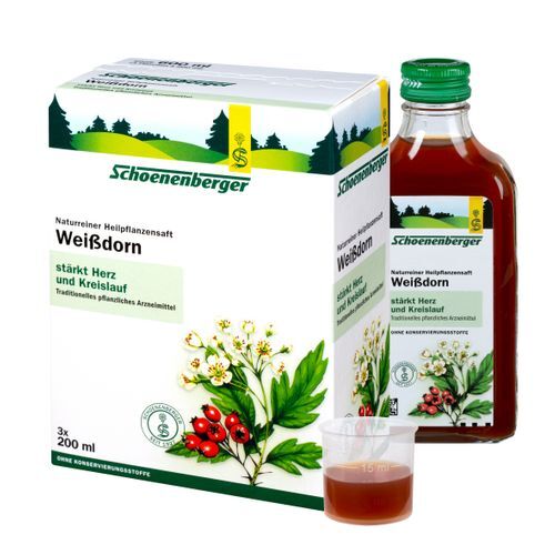 Schoenenberger® Weißdornsaft 3X200 ml Flüssigkeit