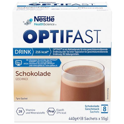 Optifast® home Drink Schokolade 8X55 g Pulver