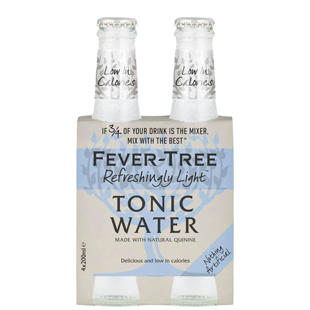 Fever-Tree Tonic Water “refreshingly Light”