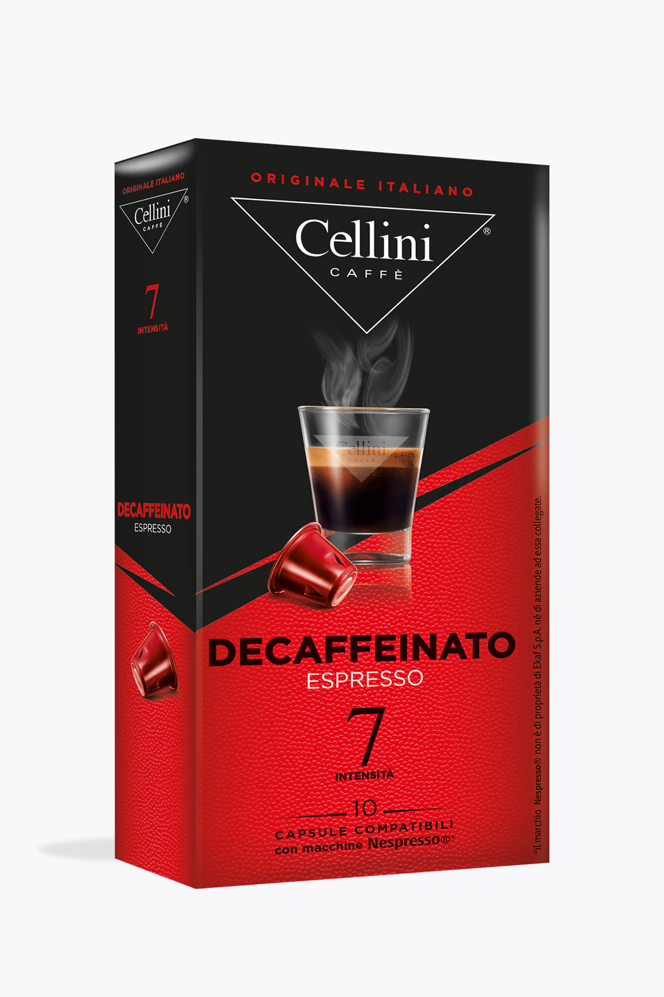 Cellini Decaffeinato 10 Kapseln Nespresso® kompatibel