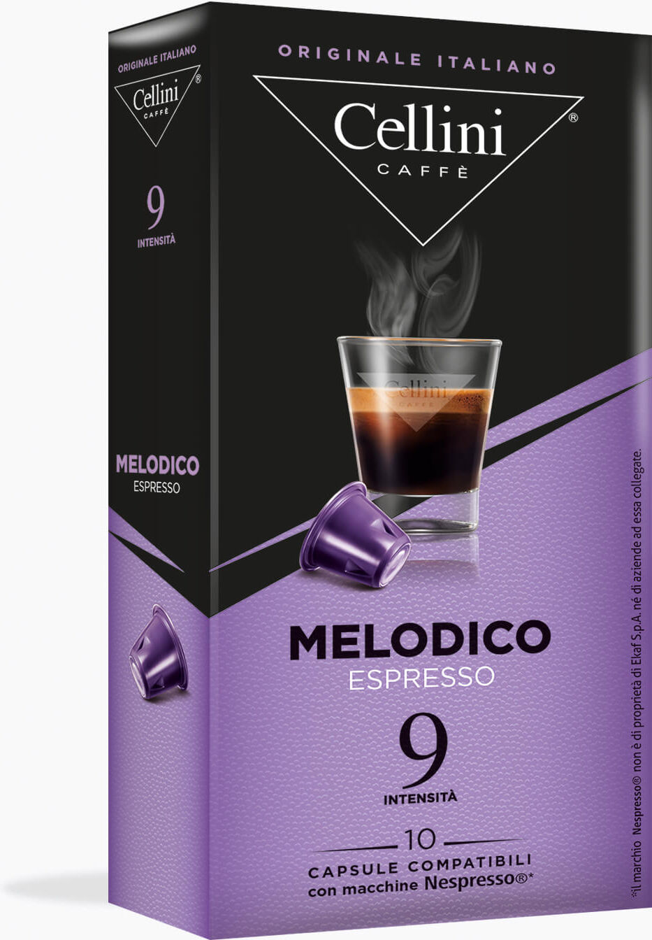 Cellini Espresso Melodico 10 Kapseln Nespresso® kompatibel