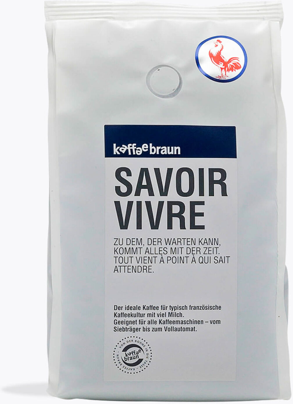 Braun Kaffee Braun Savoir Vivre 500g