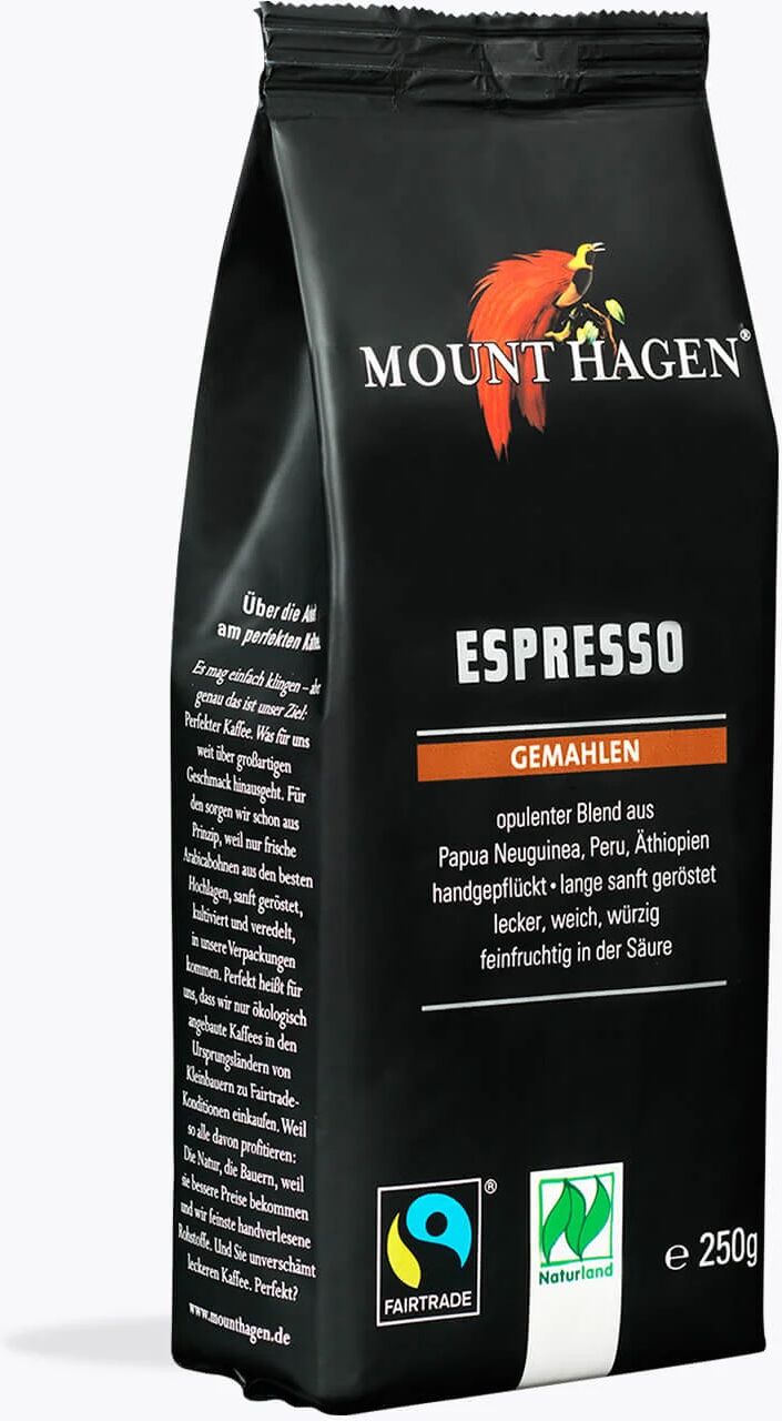 Hagen Mount Hagen Espresso gemahlen 250g