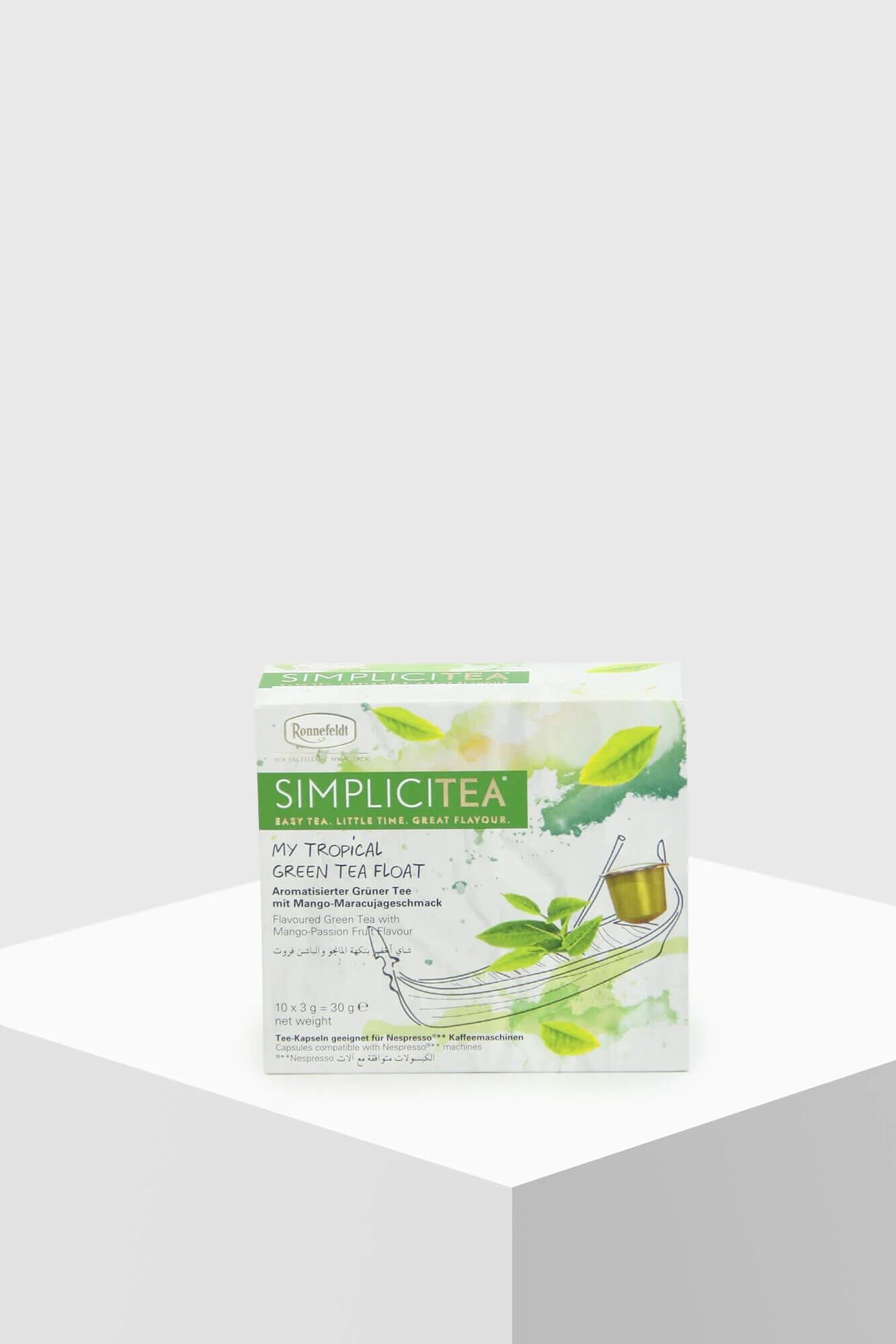 Ronnefeldt SimpliciTea® My Tropical Green Tea Float 10 Kapseln Nespresso®...