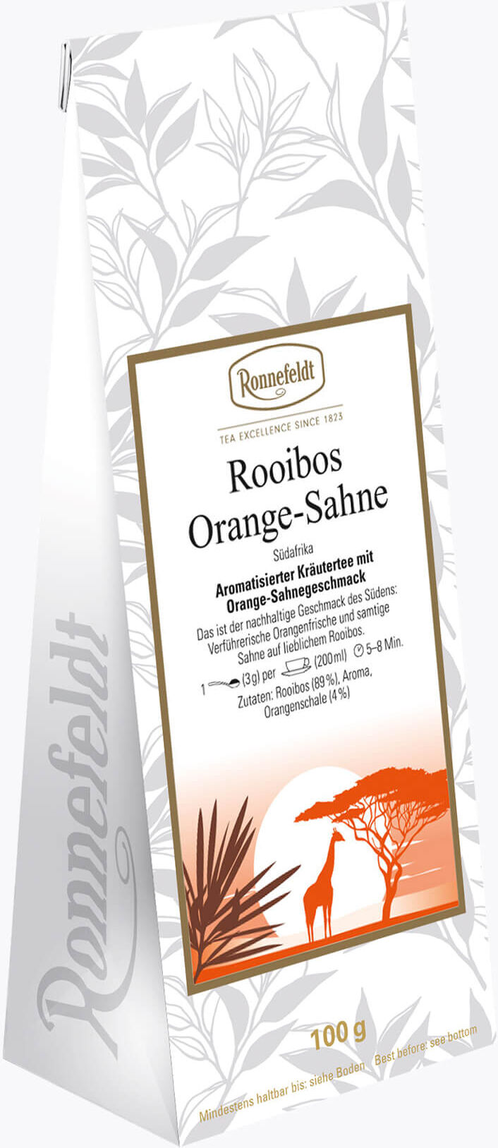 Ronnefeldt Rooibos Orange Sahne 100g loser Tee