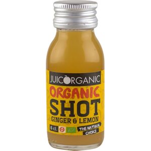 Juicorganic Ginger & Lemon Shot Øko., 6 Cl