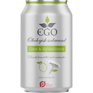 Ego Økologisk Sodavand Lime/hyldeblomst 33 Cl