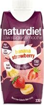 Naturdiet Free Shake No Lactose 330 ml Banana-Strawberry