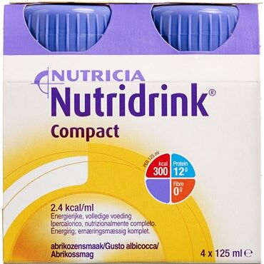 Nutridrink Compact Abrikos 4 x 125 ml