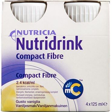 Nutridrink Compact Fibre Vanille 4 x 125 ml