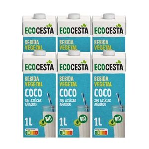 Ecocesta Bebida Vegetal De Coco Sin Azúcar Bio 6 Uds 1 L