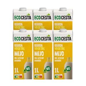 Ecocesta Bebida Vegetal De Mijo Sin Azúcares Añadidos Bio 6 Uds 1 L