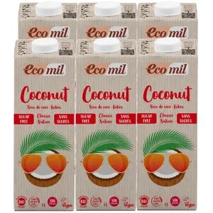 Ecomil Bebida De Coco Classic Nature Bio 6 Uds 1 L