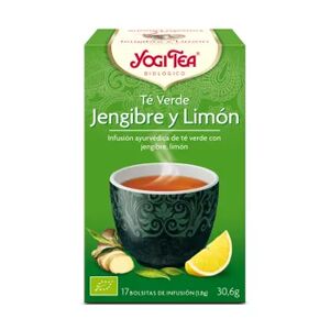Yogi Tea Te Verde, Jengibre Y Limón Bio 17 Infusiones