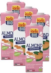 Isola Bio Bebida De Almendras Sin Azúcar Bio 6 Uds 1 L