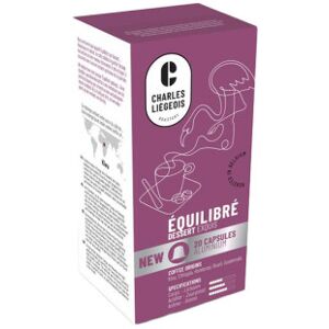 Nespresso® koneisiin sopivat kahvikapselit Charles Liégeois Equilibre, 20 kpl.