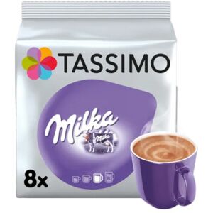 Kaakaojuomakapselit Tassimo Milka (yhteensopiva Bosch Tassimo -kapselikeitinten kanssa), 8 kpl.