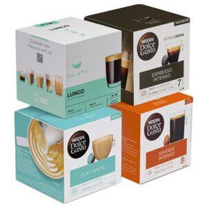 NESCAFÉ® Dolce Gusto® -koneille sopiva kahvikapselisarja Black (64 annosta)