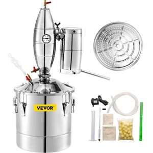 Distillateur d'Alcool 50L Alambic équipement de Distillation Acier Inox Kit Fermenteur 12,5kg Grand Réservoir pour Fermentation Boissons