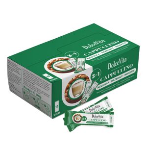 Dolce Vita Cappuccino Hazelnut 3-in-1 - Dolce Vita - 10 sachets de café instantané