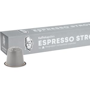 Kaffekapslen Espresso Strong pour Nespresso. 10 Capsules - Publicité