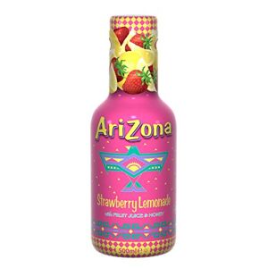 Arizona Cowboy Cocktail Fraise Citron Jus de Fruits 100% Plaisir Aromatisé et Rafraîchissant 1 Bouteille PET 500 ml - Publicité