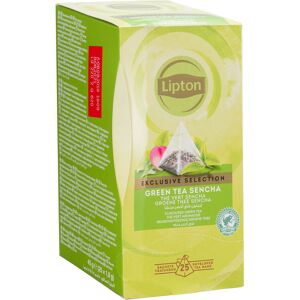 Lipton Thé vert Lipton - Boîte de 25 sachets pyramides Anthracite