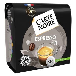 Carte noire Pack 2 boites de 36 dosettes Café Carte Noire Expresso n°8 + 1 offert